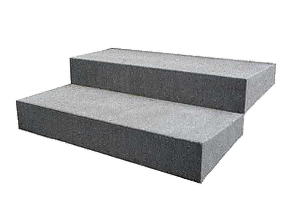 Trappetrin 50 X 40 X 15 Grå