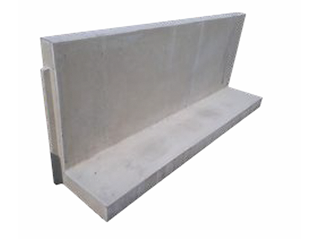 TCT L-Støttemur Udv. Hj.  HxBxL 80 x 45 x 80 x 10 cm